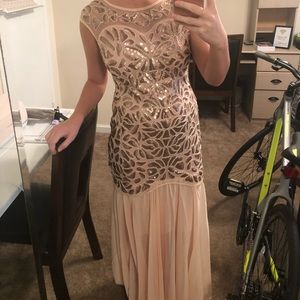 Champagne formal gown